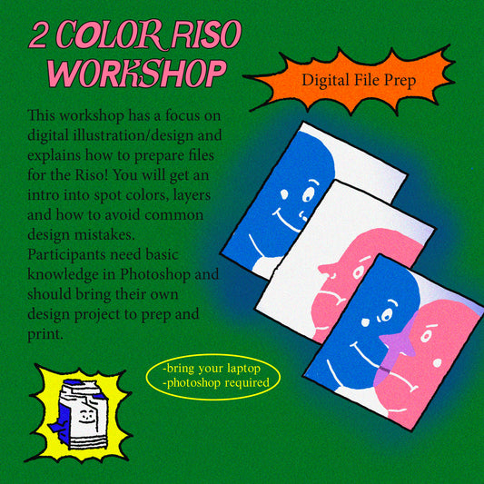 2-color Riso Workshop: Layering