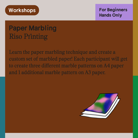 Paper Marbling Workshop