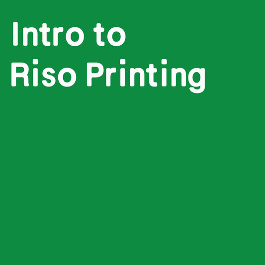 Intro to Riso Printing