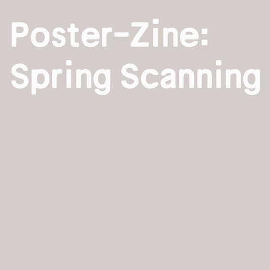 Poster-Zine: Spring Scanning